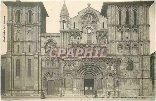 Cartes postales Bordeaux l'Eglise Sainte Croix