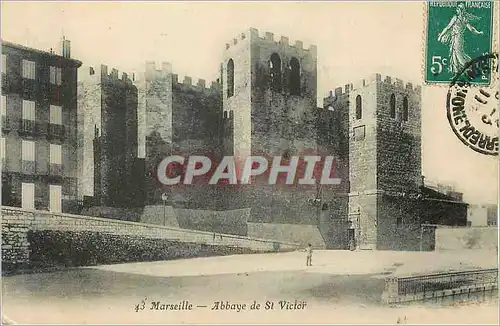 Cartes postales Marseille Abbaye de St Victor