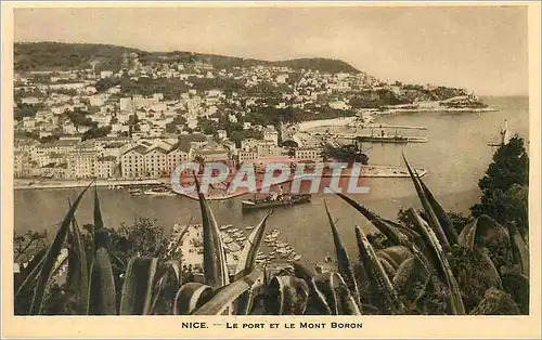 Cartes postales Nice Le Port et le Mont Boron