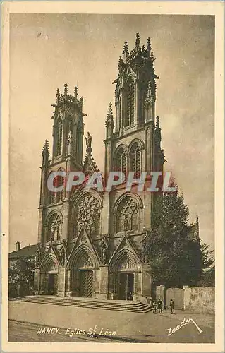 Cartes postales Nancy La Coquette Eglise St Leon