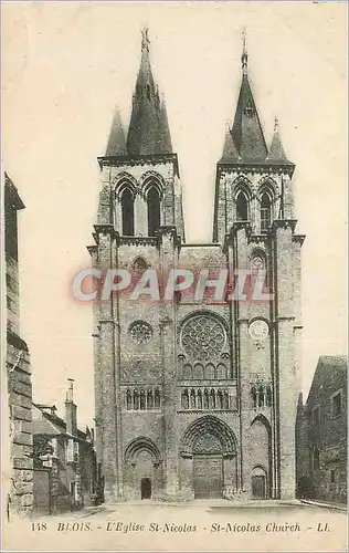 Cartes postales Blois L'Eglise St Nicolas