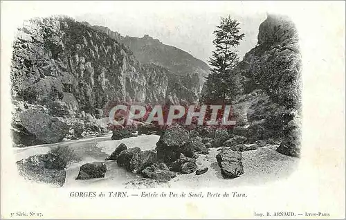 Ansichtskarte AK Gorges du Tarn Entree du Pas de Souci Perle du Tarn