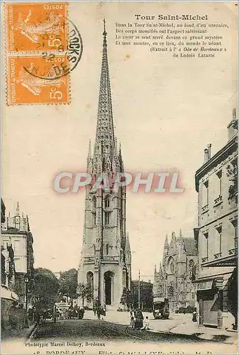 Cartes postales Bordeaux Tour Saint Michel