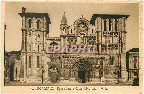 Cartes postales Bordeaux Eglise Sainte Croix (VIe Siecle)