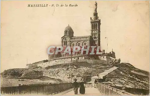 Cartes postales Marseille N D de la Garde