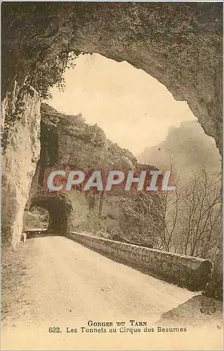 Cartes postales Gorges du Tarn Les Tunnels au Cirque des Beaumes