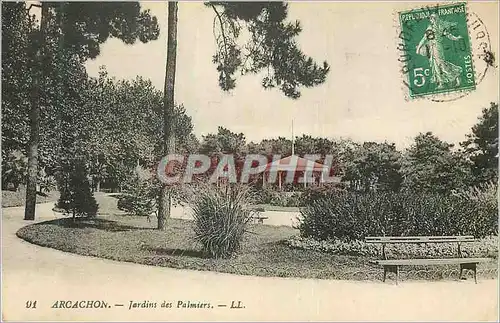 Cartes postales Arcachon Jardins des Palmiers