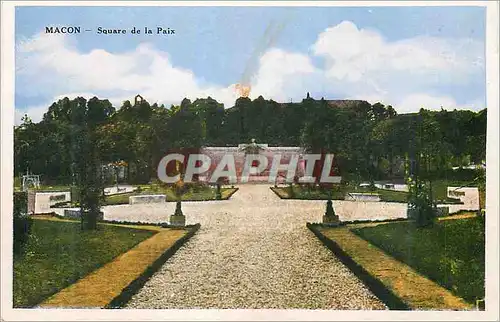 Cartes postales Macon Square de la Paix
