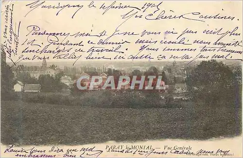 Cartes postales Paray le Monial Vue Generale