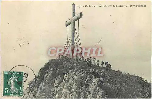 Cartes postales Croix du Nivolet de 18m de hauteur a 1553 d'altitude