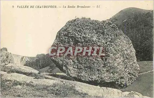 Cartes postales Vallee de Chaudefour la Roche Branlante