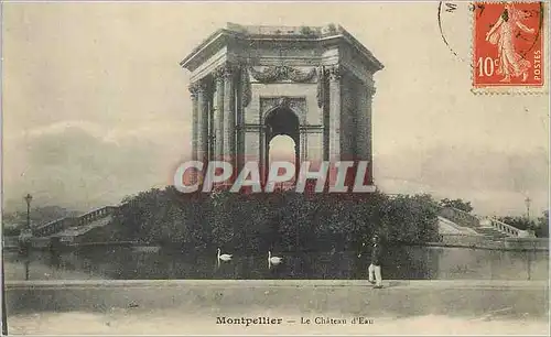 Cartes postales Montpellier Le Chateau d'Eau