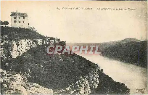 Cartes postales Environs d'Aix les Bains La Chambolle et le lac du Bourget