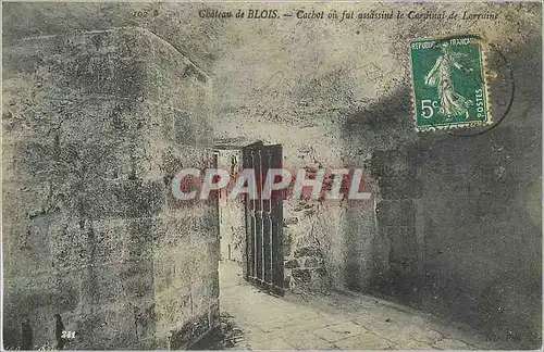 Cartes postales Blois Le Chateau Carbot ou fut assassine le Cardinal de Lorraine