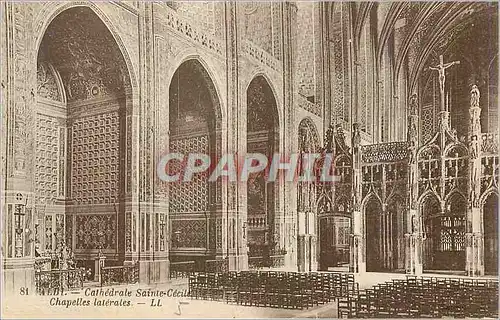 Cartes postales Albi Cathedrale Sainte Cecile Chapelles Laterales