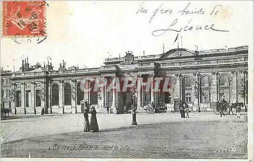 Cartes postales Bordeaux Facade de l'Hotel de Ville