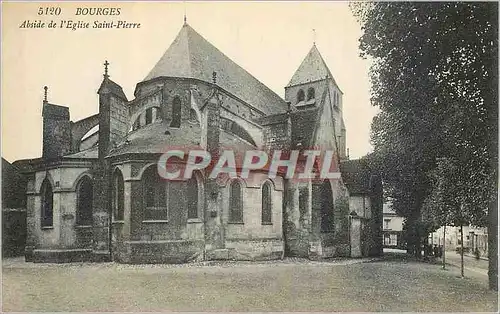 Cartes postales Bourges Abside de l'Eglise Saint Pierre