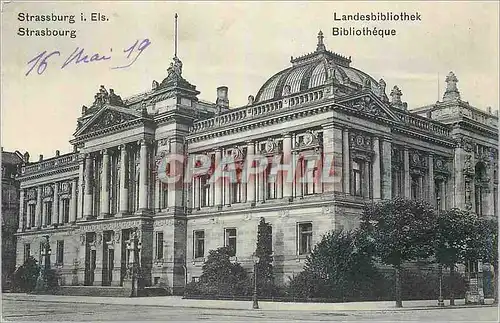 Cartes postales Strasbourg Bibliotheque
