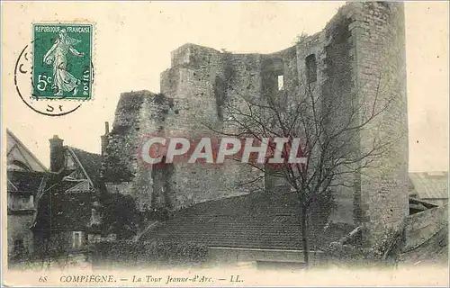 Cartes postales Compiegne La Tour Jeanne d'Arc