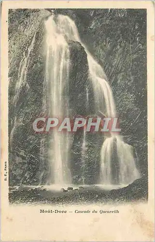 Cartes postales Mont Dore Cascade du Queureith