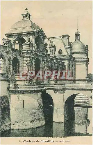 Cartes postales Chateau de Chantilly les Fosses