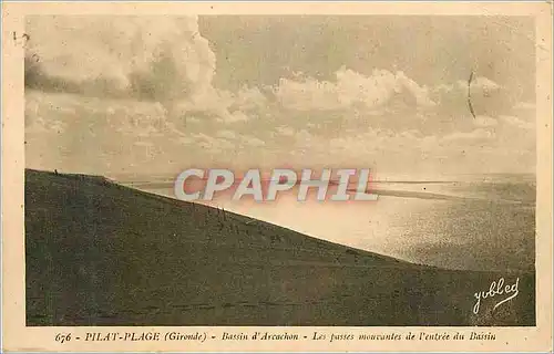Cartes postales Pilat Plage (Gironde) Bassin d'Arcachon Les Passes mourantes de l'entree du Bassin