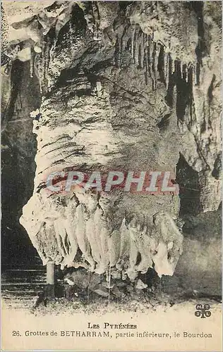 Cartes postales Les Pyrenees Grottes de Betharram partie inferieure le Bourdon