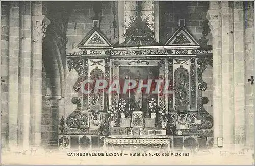 Ansichtskarte AK Cathedrale de Lescar Autel de N D des Victoires