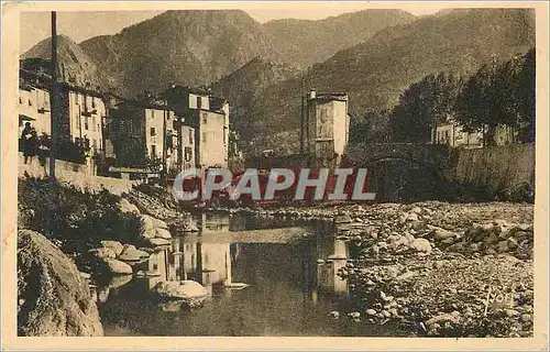 Cartes postales Sospel (Alpes Maritimes) Vieilles maisons au bord de la Bevera