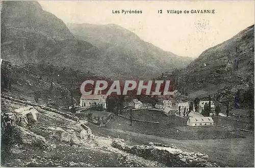 Cartes postales Les Pyrenees Village de Gavarnie