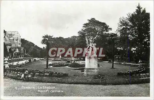 Cartes postales moderne Rennes Le Thabor Massifs centraux