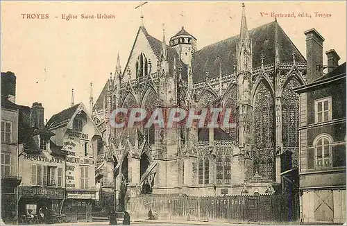 Cartes postales Troyes Eglise Saint Urbain