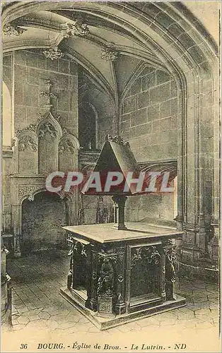 Cartes postales Bourg Eglise de Brou Le Lutrin