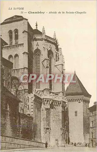 Cartes postales La Savoie Chambery Abside de la Sainte Chapelle