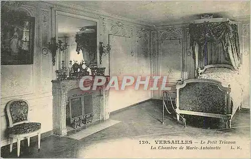 Ansichtskarte AK Versailles Le Petit Trianon La Chambre de Marie Antoinette