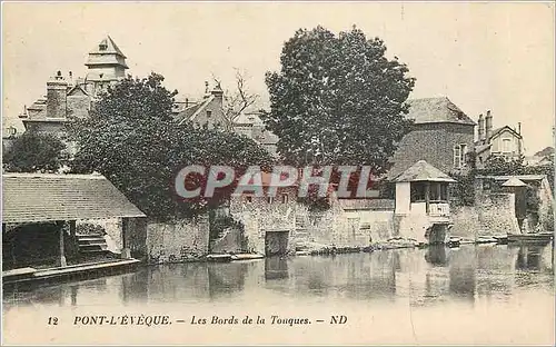 Cartes postales Pont L'Eveque Les Bords de la Touques