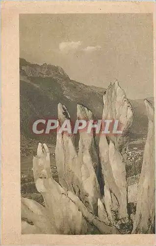 Cartes postales Chamonix Seracs au plateau superieur des Bossons