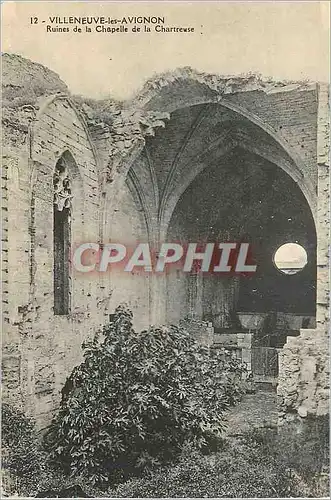 Ansichtskarte AK Villeneuve les Avignon Ruines de la Chapelle de la Chartreuse