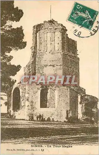 Cartes postales Nimes La Tour Magne