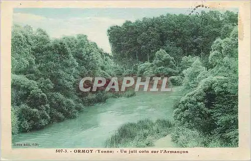 Cartes postales Ormoy (Yonne) Un joli coin sur l'Armancon