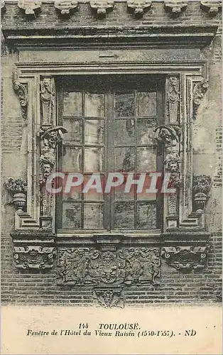 Cartes postales Toulouse Fenetre de l'Hotel de Vieux Raisin (1510 1557)