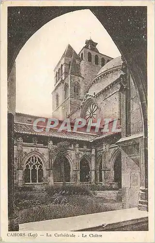 Cartes postales Cahors (Lot) La Cathedrale Le Cloitre