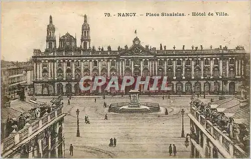 Cartes postales Nancy Place Stanislas Hotel de Ville