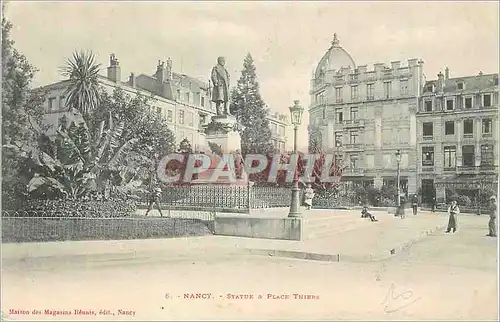Cartes postales Nancy Statue Place Thiere