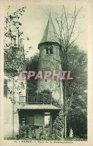 Cartes postales Nancy Tour de la Commanderie