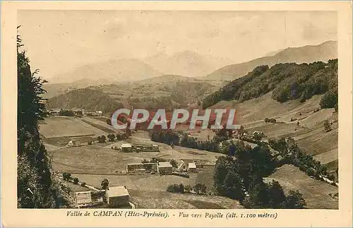 Ansichtskarte AK Vallee de Campan (Htes Pyrenees) Vue vers Payolle