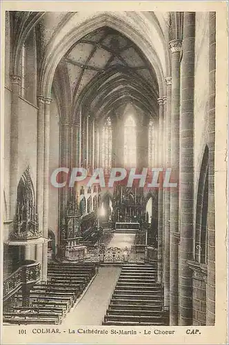 Cartes postales Colmar La Cathedrale St Martin Le Choeur