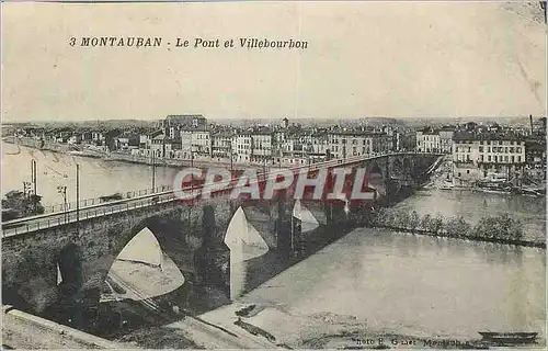 Cartes postales Montauban Le Pont et Villebourbon