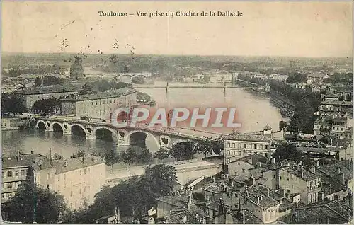 Ansichtskarte AK Toulouse Vue prise du Clocher de la Dalbade