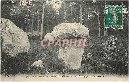 Ansichtskarte AK Foret de Fontainebleau Le Faux champignon d'Apremont
